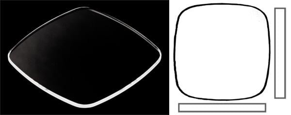 29.30mm x 29.30mm (T1.00mm) Chopard