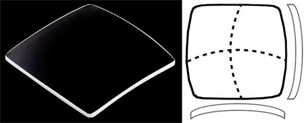 26.00mm x 26.00mm (H2.50mm x T1.00mm) Chopard Two O Ten