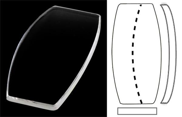 20.50mm x 10.20mm (H2.10mm x T1.00mm) Chopard
