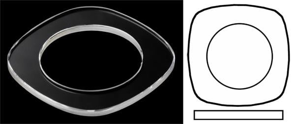 20.00mm x 20.00mm (Bale x T1.00mm) Chopard