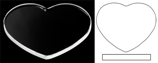18.00mm x 16.50mm (T1.00mm) Chopard Happy Diamond