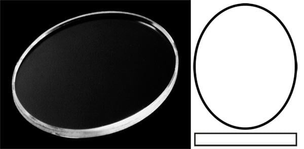 11.35mm x 9.30mm (T0.75mm) Chopard Happy Diamonds