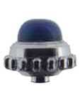 9 x Ø4.50mm (Ø2.00mm) SS, Blue Stone