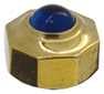 9 x Ø4.00mm x 1.60mm GP, Blue Stone (8 Sided)