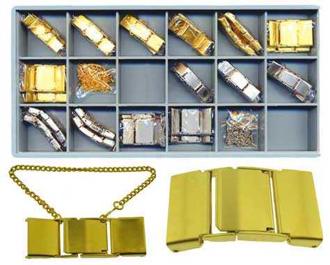 Set of 28 (+ 10 extra chains) Clasps