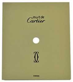 Dial (18.1 x 21.0mm) Cartier, Ivory/Roman