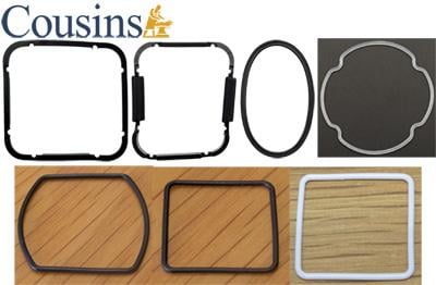 Cartier Bezel & Crystal Shaped Gaskets