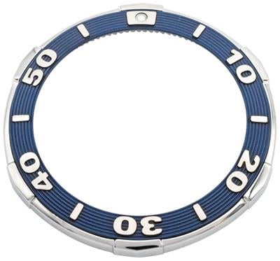 Bezel, Stainless Steel With Dark Blue Inner, Citizen 389.00561