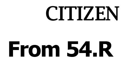 From Citizen Part No. 54.R