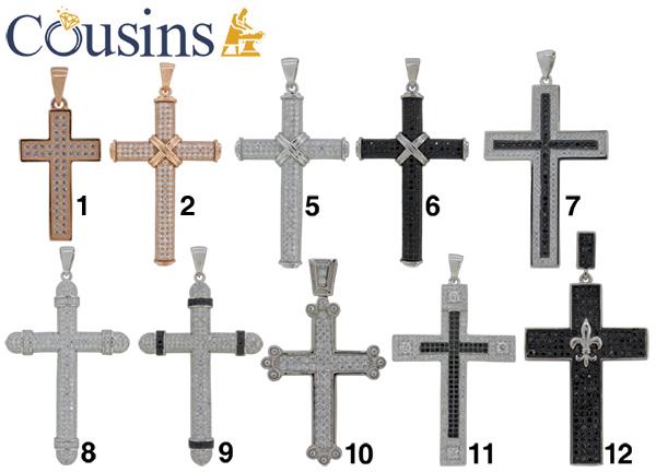 Cross Pendants with CZ