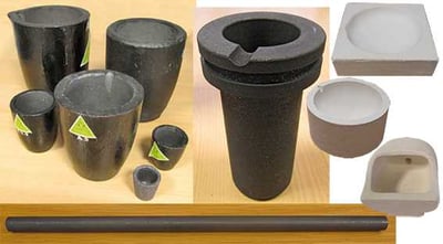Crucibles, Salamanders & Stirring Rods