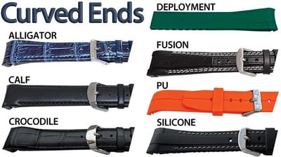 Curved Ends (Leather & Rubber)