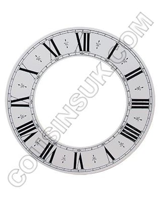 Roman Ø140mm (5½") Flat, White, Ø134mm (4¼")