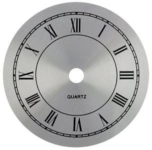 Roman Ø102mm (4") Flat, Silver, Ø90mm (3½")