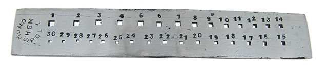 Square (25 holes) 2.30 to 3.40mm