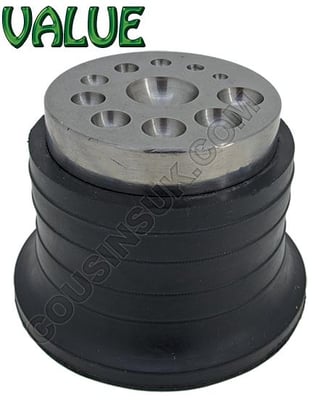 Dapping Disc - Steel, Rubber Mounted