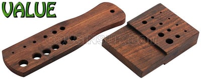 Wooden, Round