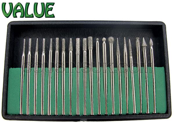 Diamond Burr Set, Pack*20