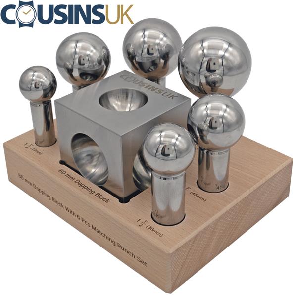Cube with 6 Punches (Ø30 to Ø65mm)