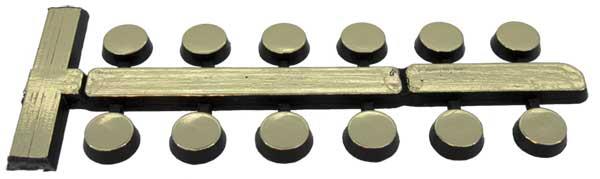 Dots (Plastic) Gold Colour