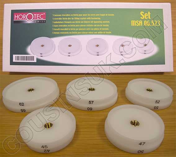 Glass Dies (Screw On) with Tension Rings, Extra Large