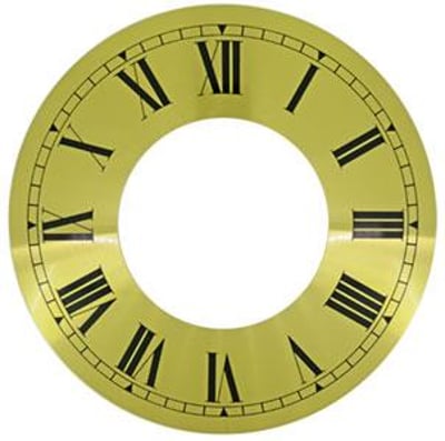 Roman Ø356mm (14") Flat, Gold, Ø324mm (12¾")