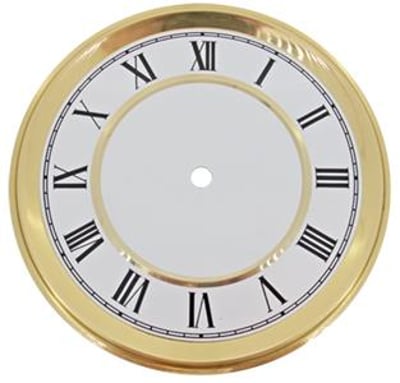 Roman Ø185mm (7½ ") Raised, White, Ø150mm (6")