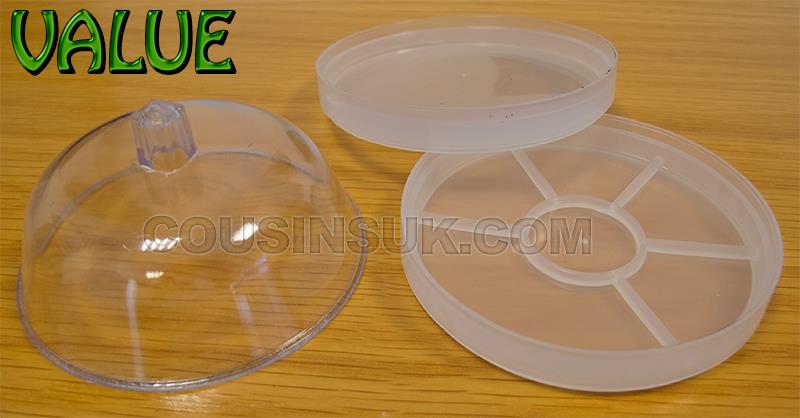 Ø90mm, Dust Cover & Two Trays, Value