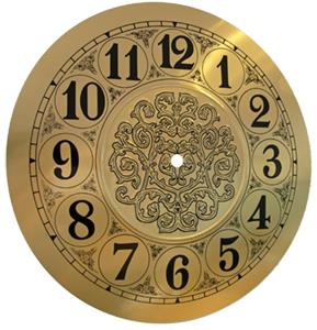 Arabic Ø260mm (10¼") Flat, Gold, Ø229mm (9")