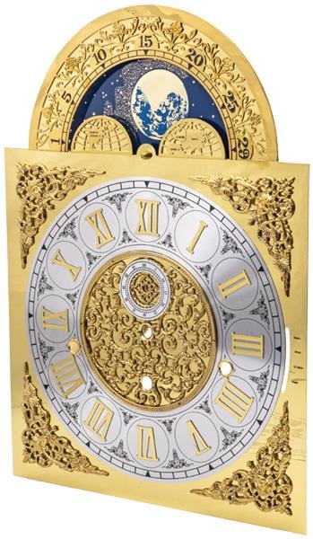 Roman, Gold Numerals & Silver Chapter Ring