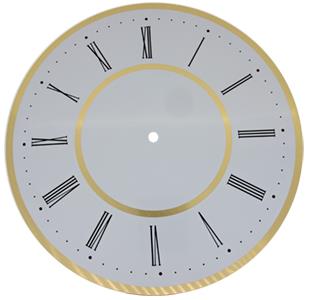 Roman Ø305mm (12"), White, Ø265mm (10½")