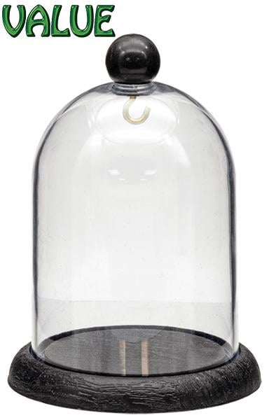 Ø75mm x 100mm Dome & Base (Black Wooden Base)