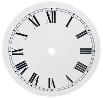 Roman Ø305mm (12"), White, Ø275mm (10¾")