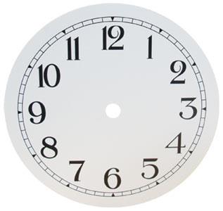 Arabic Ø152mm (6") Flat, Matt White, Ø133mm (5¼")