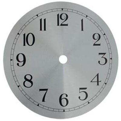Arabic Ø152mm (6") Flat, Silver, Ø133mm (5¼")