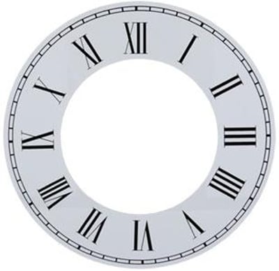 Roman Ø177mm (7") Flat, White, Ø165mm (6½")