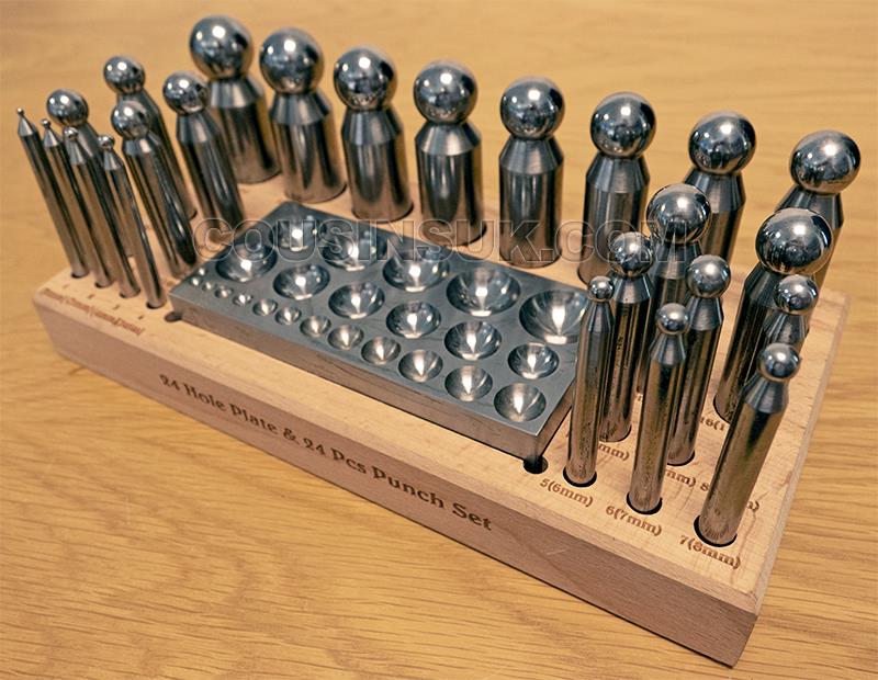 Block with 24 Punches (Ø2 to Ø25mm)