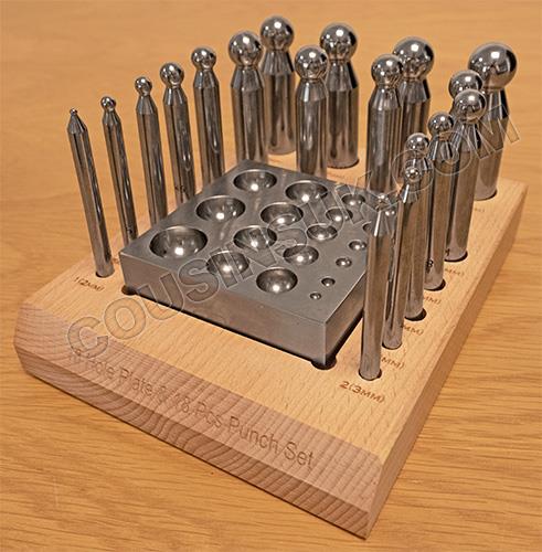 Block with 18 Punches (Ø2 to Ø18mm)