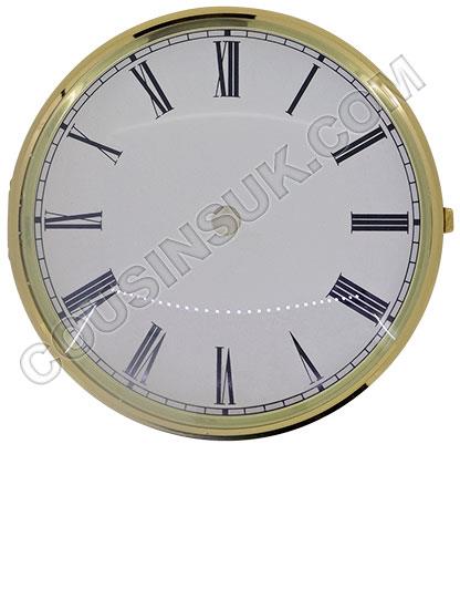 White Dial with Bezel & Glass