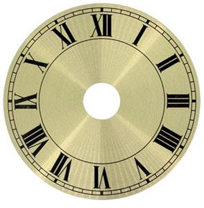 Roman Ø54mm (2") Flat, Gold, Ø51mm (2")