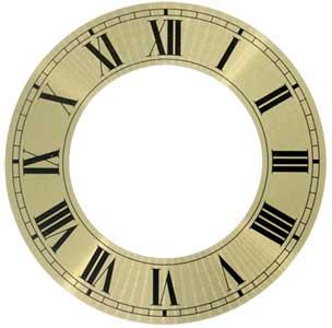 Roman Ø76mm (3") Flat, Gold, Ø70mm (2¾")