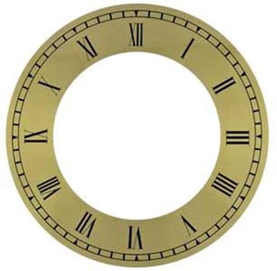 Roman Ø102mm (4") Flat, Gold, Ø100mm (4")