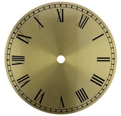 Roman Ø152mm (6") Flat, Gold, Ø145mm (5¾")