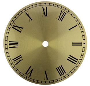 Roman Ø152mm (6") Flat, Gold, Ø145mm (5¾")