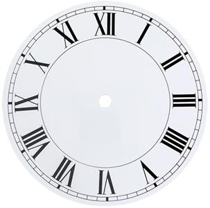 Roman Ø152mm (6") Flat, White, Ø145mm (5¾")