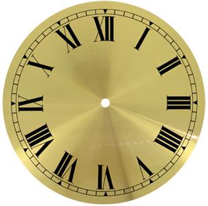 Roman Ø230mm (9") Flat, Gold, Ø210mm (8¼")