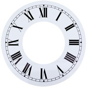Roman Ø254mm (10") Flat, White, Ø228mm (9")