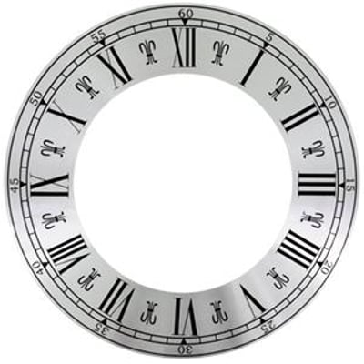 Roman Ø305mm (12") Flat, Silver, Ø280mm (11")