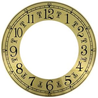 Arabic Ø305mm (12") Flat, Gold, Ø280mm (11")