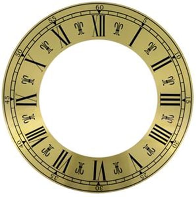 Roman Ø305mm (12") Flat, Gold, Ø280mm (11")